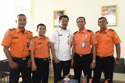  Tingkatkan Koordinasi dan Silaturahmi, Pemkab Inhil Terima Kunker Kepala Basarnas Pekanbaru